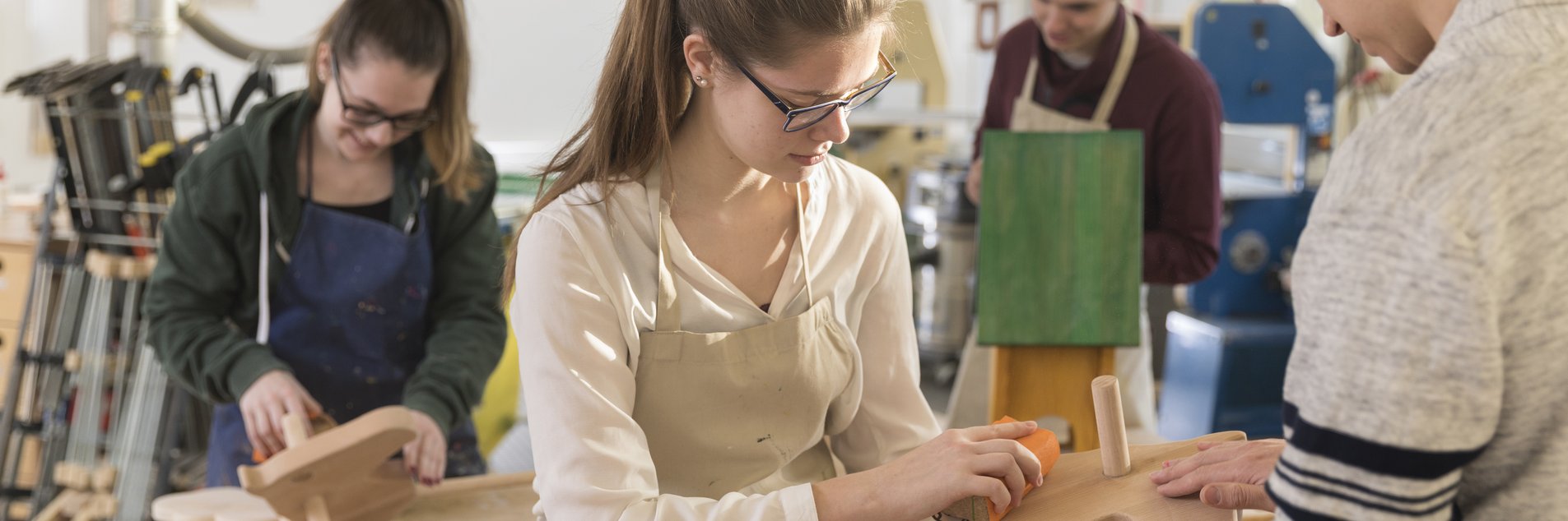 Szene aus der Ergotherapieausbildung